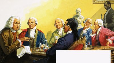 Hij schilderde een beeld met woorden: James Boswell bij de literaire club door English School