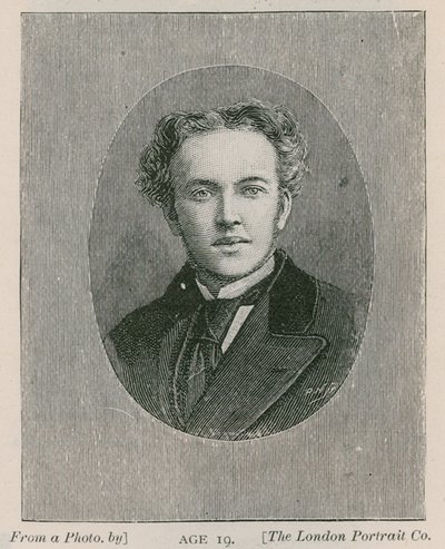 Henry Arthur Jones, toneelschrijver, 19 jaar oud door English School