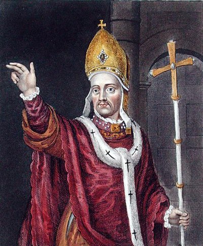 Henry Chichely (ca. 1362-1443), naar een schilderij in de Bodleian Gallery door English School
