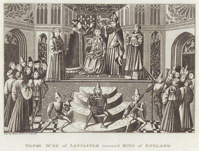 Hendrik, Hertog van Lancaster, gekroond tot Koning van Engeland door English School