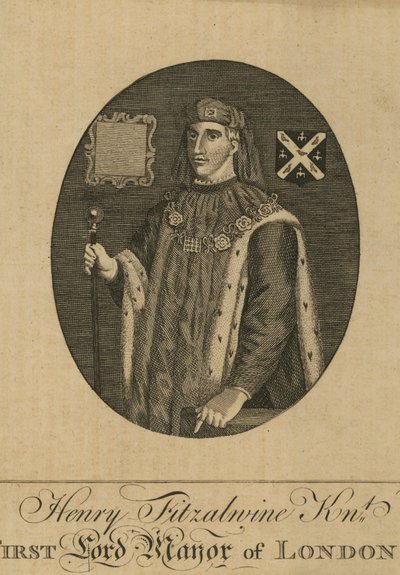 Henry Fitzalwine, Eerste Lord Mayor van Londen door English School