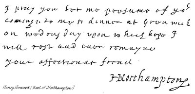 Henry Howard, Graaf van Northampton door English School