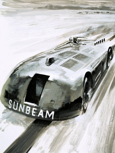 Henry Segrave was de eerste man die de 200 mph-barrière doorbrak door English School