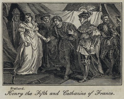 Hendrik de Vijfde en Catharina van Frankrijk door English School