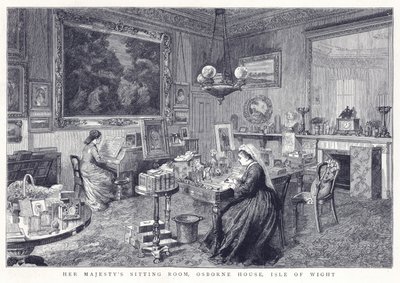 Hare Majesteits Zitkamer, Osborne House, Isle of Wight door English School