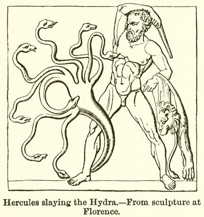 Hercules doodt de Hydra door English School
