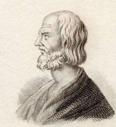 Hesiodus, 1825 door English School