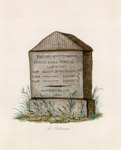 Highgate Hill, Whittington Stone door English School