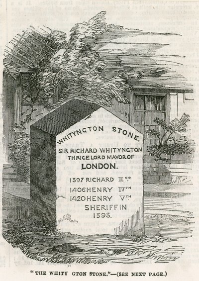 Highgate Hill, Whittington Stone door English School