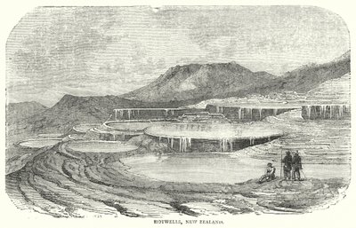 Hotwells, Nieuw-Zeeland (gravure) door English School