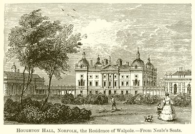 Houghton Hall, Norfolk, de Residentie van Walpole door English School