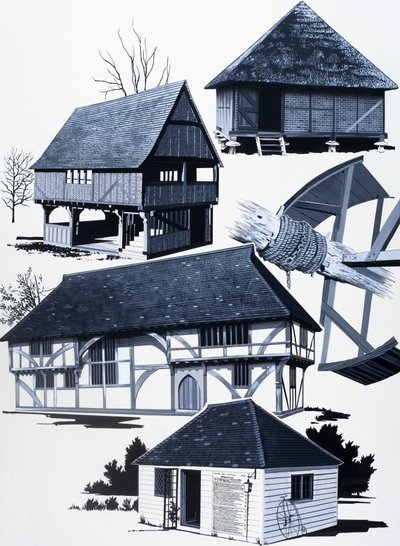 Huizen van het verleden door English School