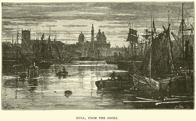 Hull, vanaf de dokken door English School