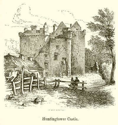 Huntingtower Kasteel door English School