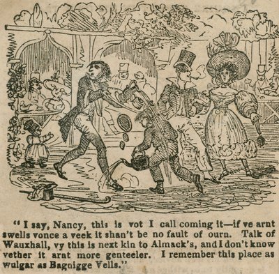 Ik zeg, Nancy, dit noem ik het; Vauxhall-tuinen, Londen door English School