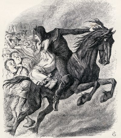 Illustratie naar J. Tenniel voor het gedicht 