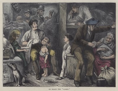 Illustratie voor Martin Chuzzlewit door English School