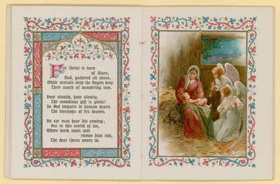 Illustratie voor O Little Town Of Bethlehem door English School