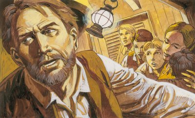 Illustratie voor Swiss Family Robinson door English School
