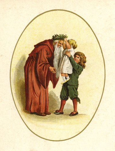 Illustratie voor De Komst van de Kerstman door English School