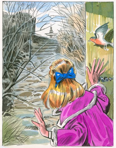 Illustratie voor De Geheime Tuin door English School