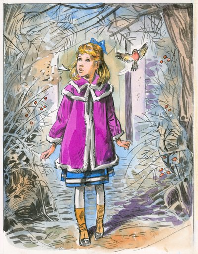Illustratie voor De Geheime Tuin door English School