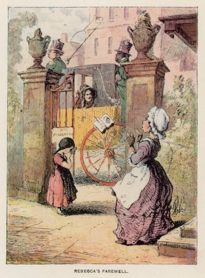 Illustratie voor Vanity Fair door Thackeray door English School