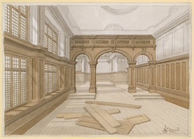 Interieur van de Oude Admiraliteitsrechtbank, Doctor Commons door English School