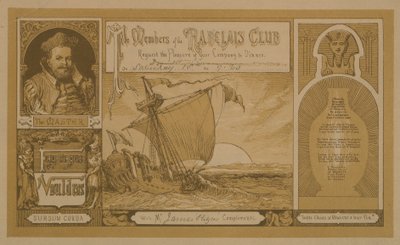 Uitnodiging voor de Rabelais Club door English School