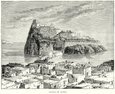 Eiland Ischia (gravure) door English School
