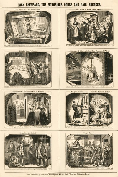 Jack Sheppard, de beruchte huis- en gevangenisbreker door English School