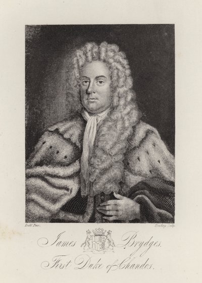 James Brydges, Hertog van Chandos door English School