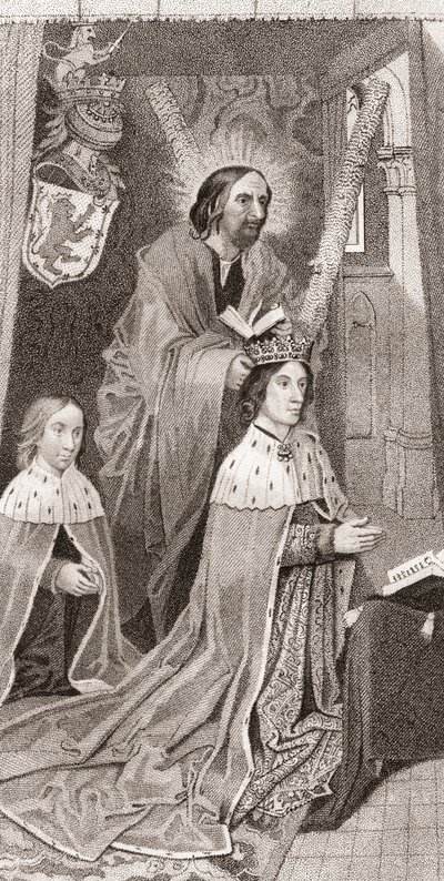 James III van Schotland door English School