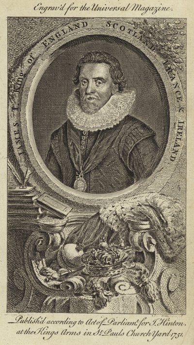 James I, Koning van Engeland, Schotland, Frankrijk en Ierland door English School