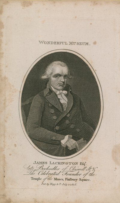 James Lackington door English School