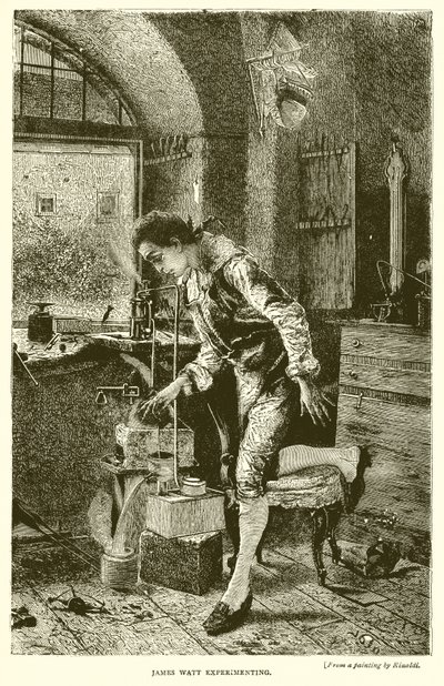 James Watt experimenteert door English School
