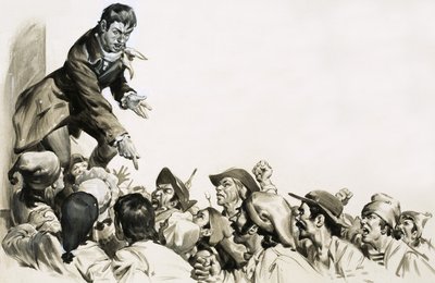 Jean Paul Marat wekte haat op in de harten van de Parijse menigte door English School