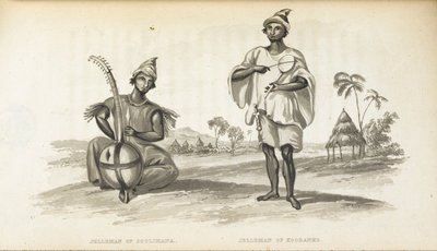 Jellemen van Soolimana. Muzikanten van West-Afrika, illustratie uit 