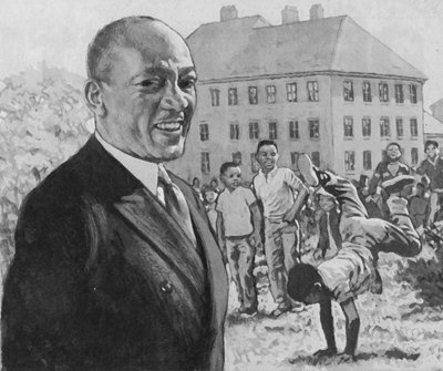 Jesse Owens door English School