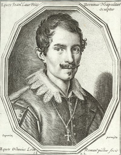 Johannes Laurentius Bernini, Napolitaanse beeldhouwer door English School