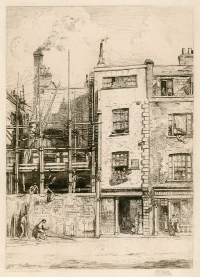 Het huis van John Dryden, Fetter Lane door English School