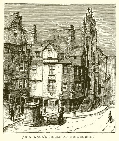Huis van John Knox in Edinburgh door English School