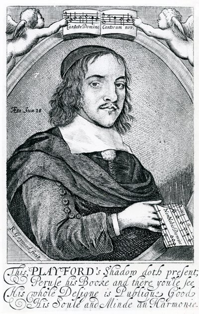 John Playford (1623-c.1686) (gravure) door English School