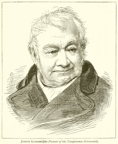 Joseph Livesey (de Pionier van de Temperance Beweging) door English School