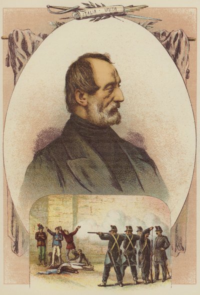 Giuseppe Mazzini, burgers doodgeschoten voor het lezen van Mazzini