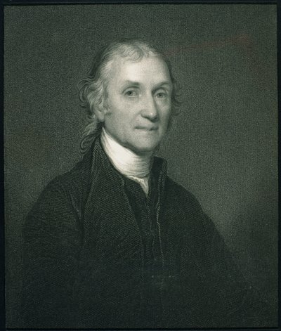 Joseph Priestley uit The Gallery of Portraits, gepubliceerd in 1833 door English School