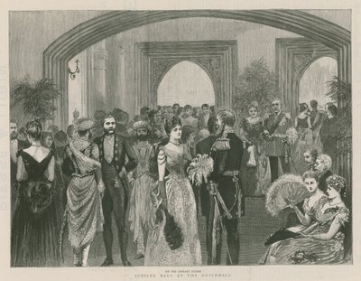 Jubileumbal in de Guildhall, Londen door English School