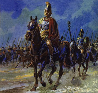 Julius Caesar marcheerde zijn troepen naar Gallië om de opstand neer te slaan door English School
