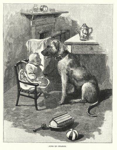 Juno aan de leiding (gravure) door English School