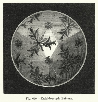 Kaleidoscopisch Patroon door English School